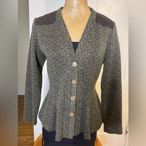 Women’s Cheetah Print Cardigan